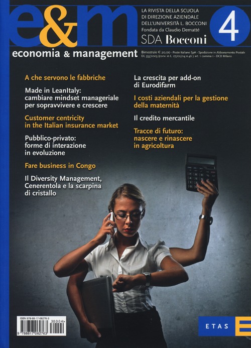 Economia & management. Vol. 4 Economia & management. Vol. 4