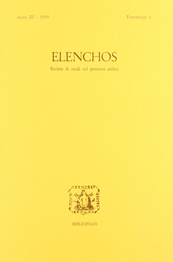 Elenchos N. 1/90 Elenchos N. 1/90