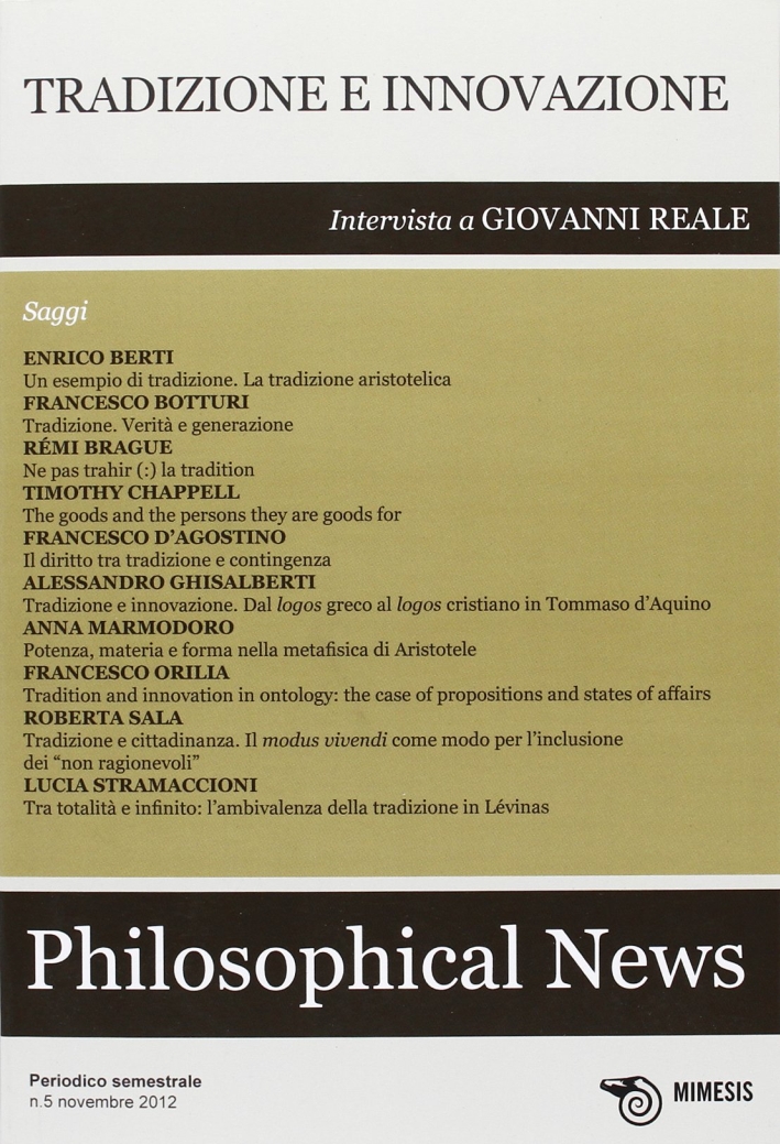 Philosophical news (2012). Vol. 5 Philosophical news (2012). Vol. 5