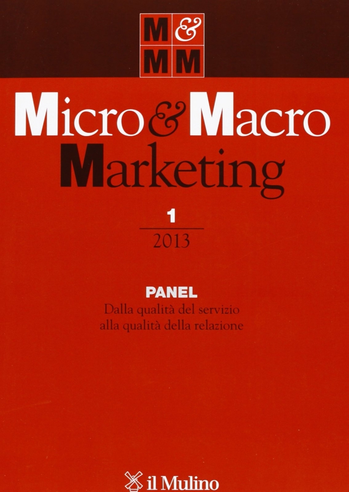 Micro & Macro Marketing (2013). Vol. 1 Micro & Macro Marketing (2013). Vol. 1