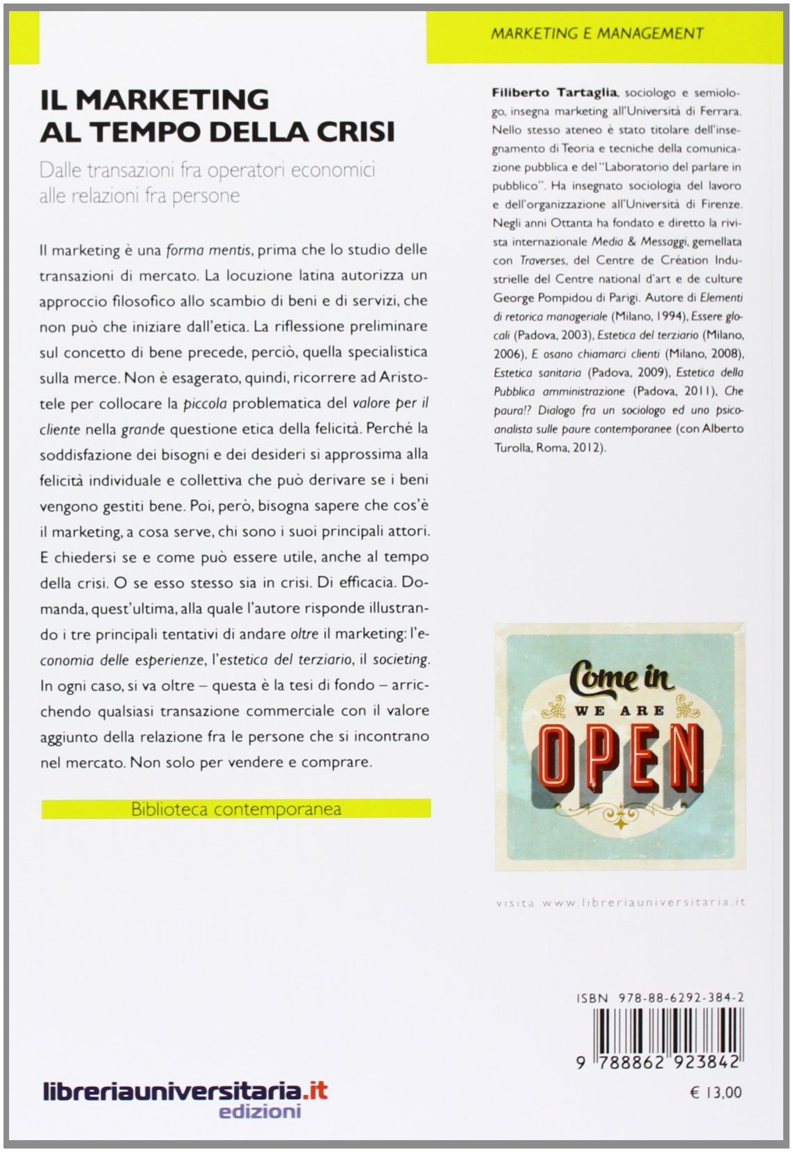 Il marketing al tempo della crisi Il marketing al tempo della crisi
