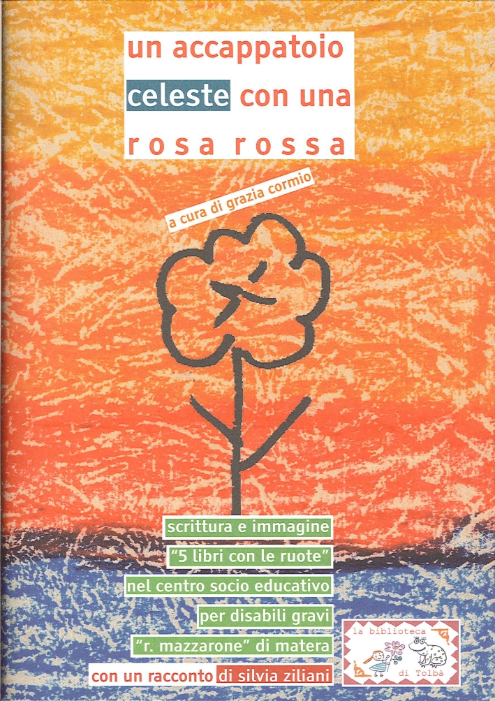 Un accappatoio celeste con una rosa rossa Un accappatoio celeste con una rosa rossa