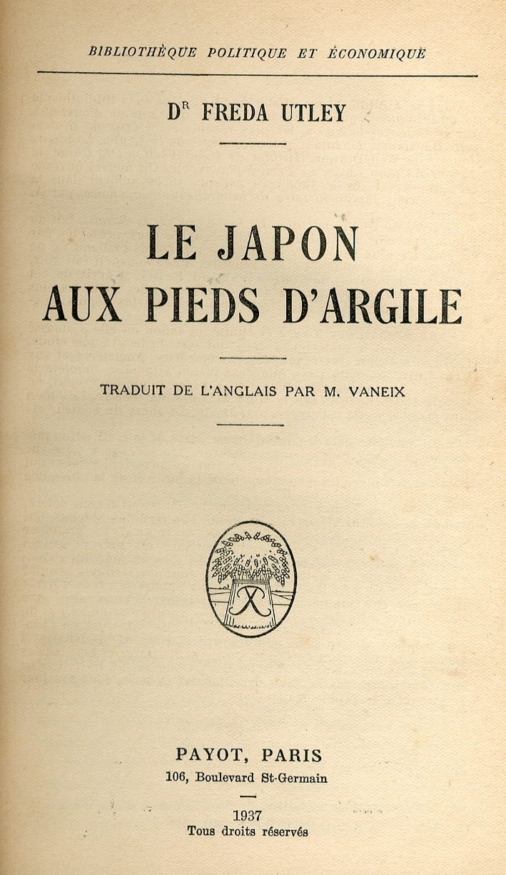Le Japon Aux Pieds d'Argile Le Japon Aux Pieds d'Argile