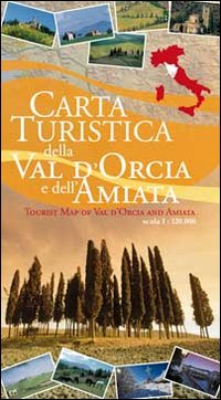 Carta turistica della Val d'Orcia e dell'Amiata 1:120.000 Carta turistica della Val d'Orcia e dell'Amiata 1:120.000