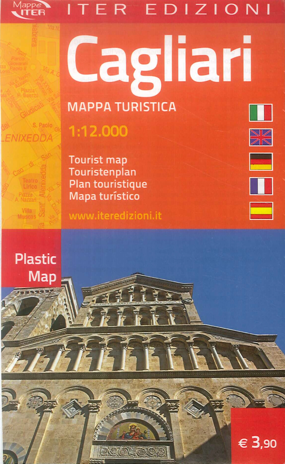 Cagliari. Mappa turistica. 1: 12.000 Cagliari. Mappa turistica. 1: 12.000