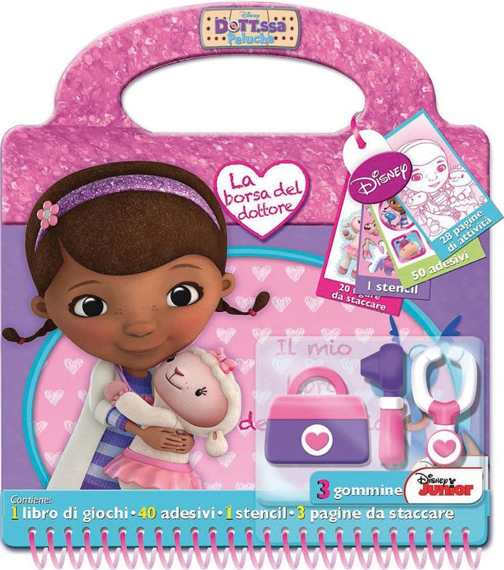 La borse del dottore. Dott.ssa Peluche. Con adesivi. Ediz. illustrata La borse del dottore. Dott.ssa Peluche. Con adesivi. Ediz. illustrata