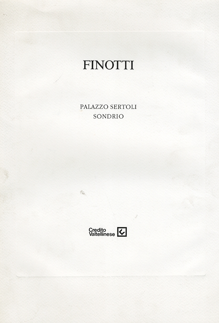 Finotti. Palazzo Sertoli Sondrio Finotti. Palazzo Sertoli Sondrio