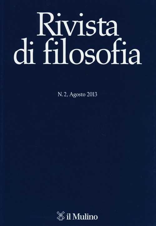 Rivista di filosofia (2013). Vol. 2 Rivista di filosofia (2013). Vol. 2