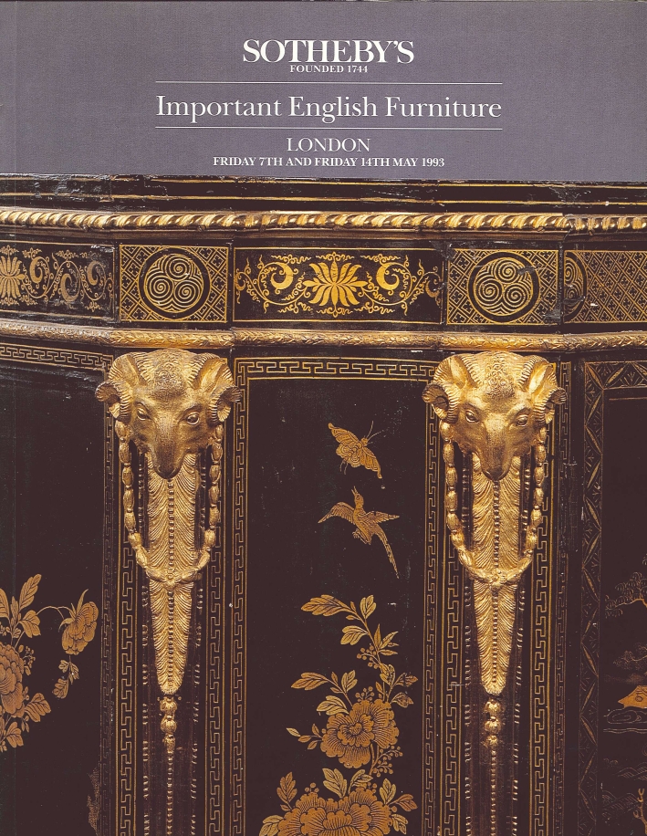 Important English Furniture Important English Furniture