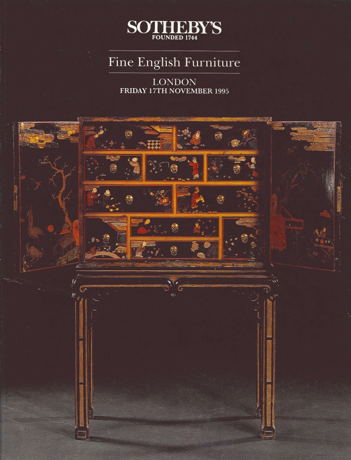 Fine English Furniture. London Friday 17th November 1995 Fine English Furniture. London Friday 17th November 1995