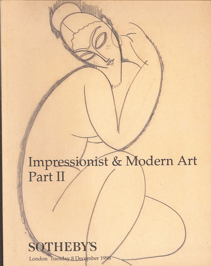 Impressionist & Modern Art. Part II. London, Tuesday 8 December 1998 Impressionist & Modern Art. Part II. London, Tuesday 8 December 1998