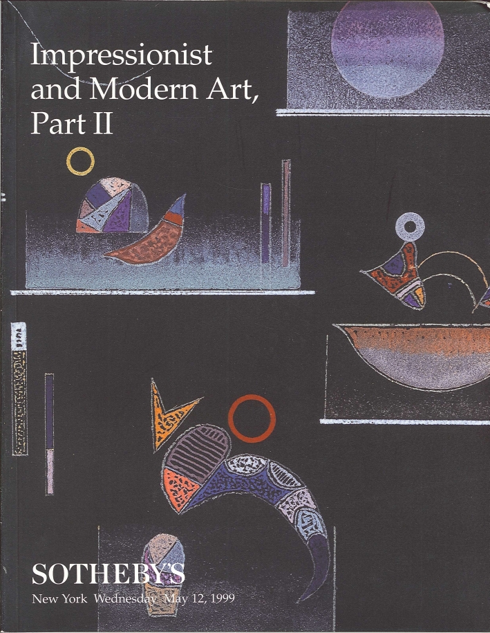 Impressionist and Modern Art. Part II. New York, Wenesday May 12 1999 Impressionist and Modern Art. Part II. New York, Wenesday May 12 1999