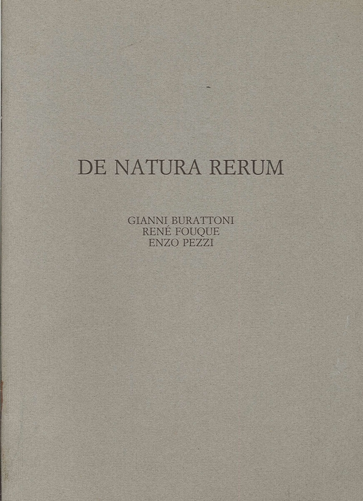 De Natura Rerum De Natura Rerum
