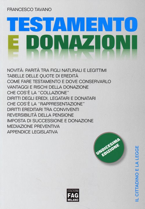 Testamento e donazioni Testamento e donazioni