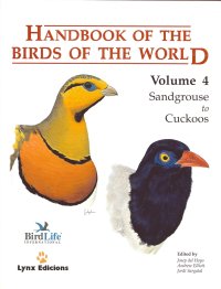 Handbook of the Birds of the World. 4. Sandgrouse To Cuckoos