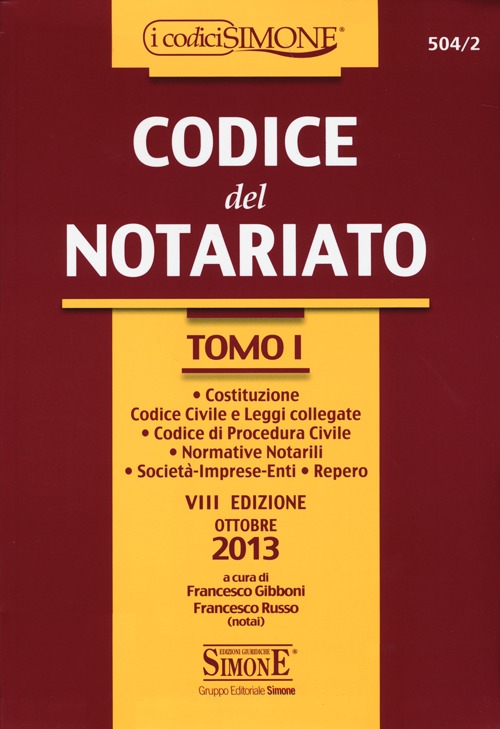Codice del notariato Codice del notariato