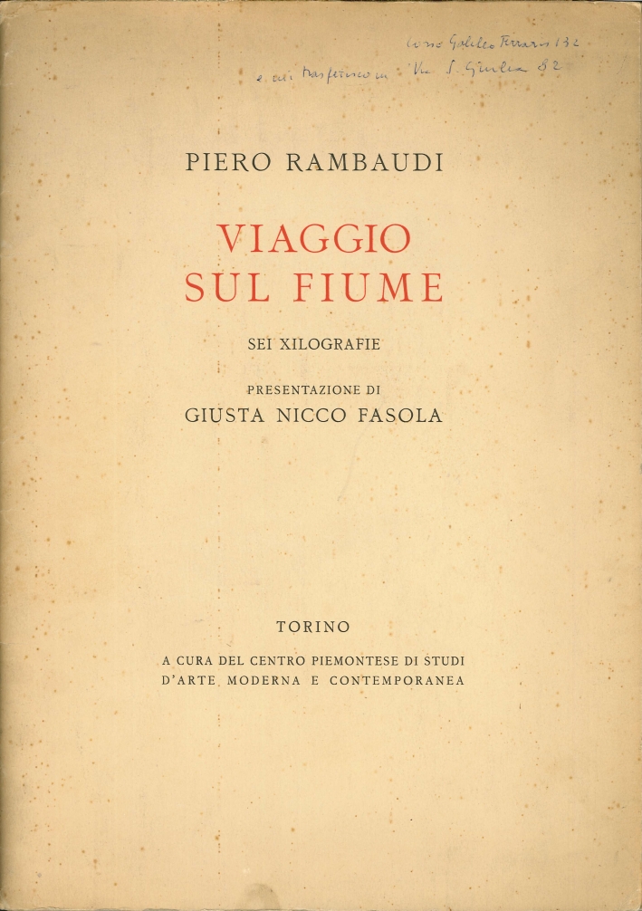 Viaggio sul fiume. Sei xilografie