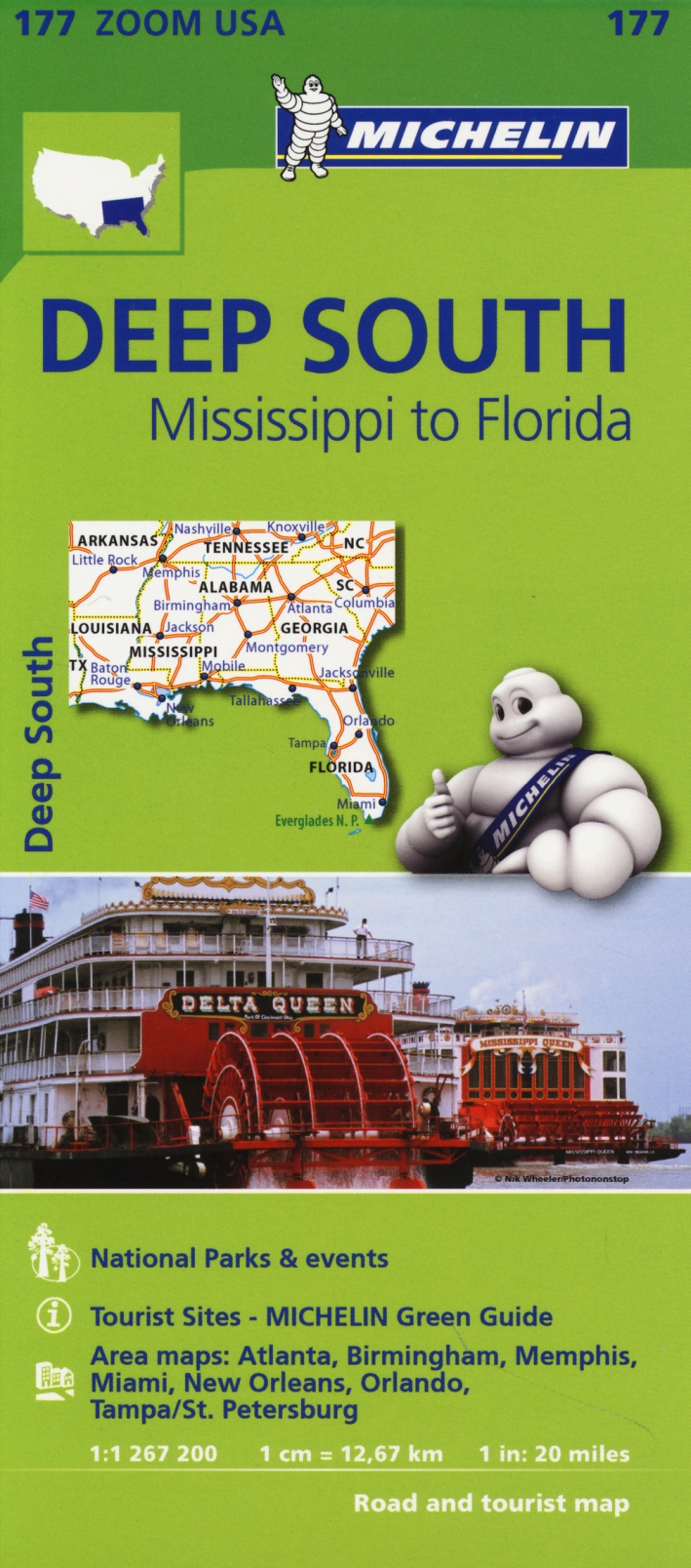 Deep South. Mississippi to Florida 1:1.267.200 Deep South. Mississippi to Florida 1:1.267.200