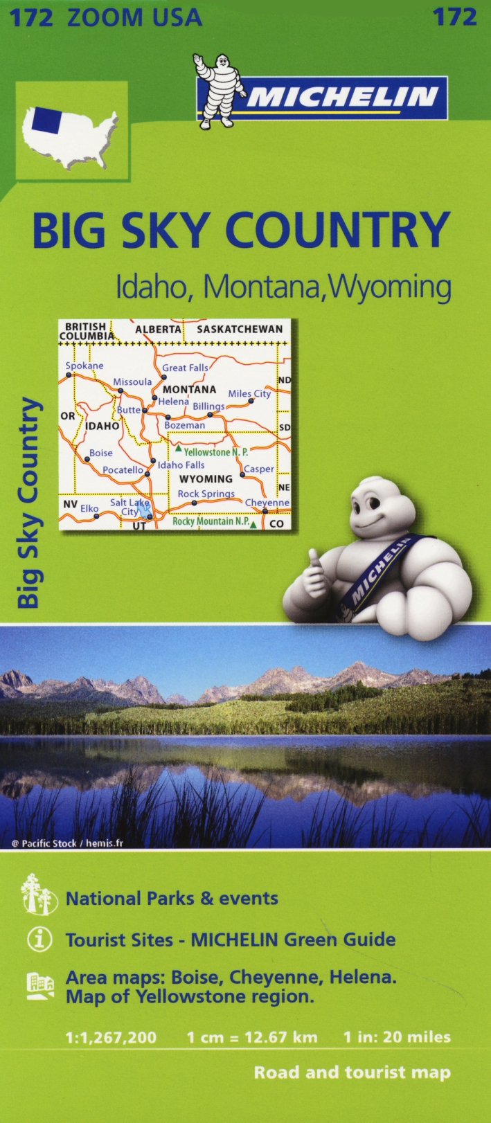 Big sky country. Idaho, Montana, Wyoming 1:1.267.200 Big sky country. Idaho, Montana, Wyoming 1:1.267.200