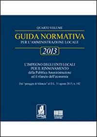 Aggiornamento guida normativa 2013 Aggiornamento guida normativa 2013