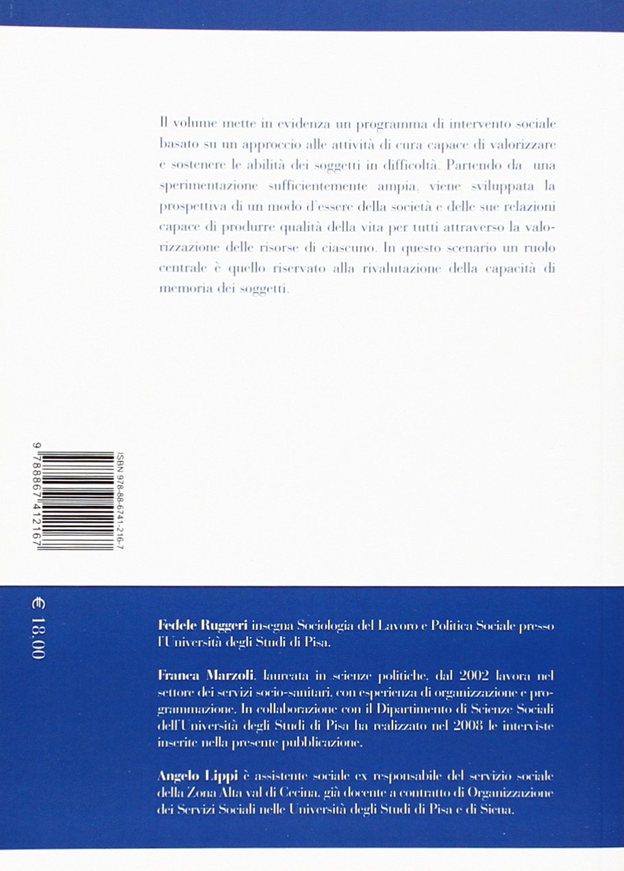 Inclusione e memoria. Per un programma di intervento sociale Inclusione e memoria. Per un programma di intervento sociale
