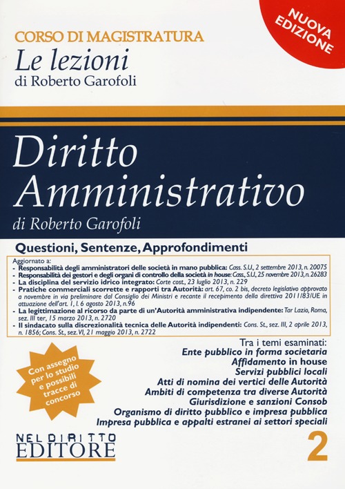 Diritto amministrativo. Vol. 2 Diritto amministrativo. Vol. 2