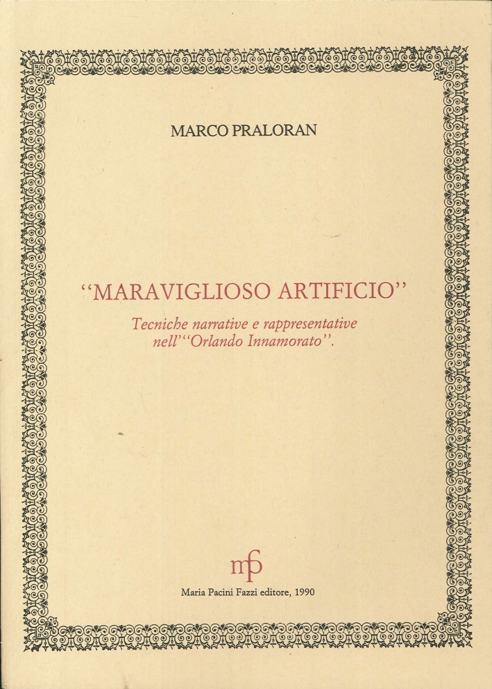 Maraviglioso Artificio.Tecniche narrative e rappresentative nell' Maraviglioso Artificio.Tecniche narrative e rappresentative nell'