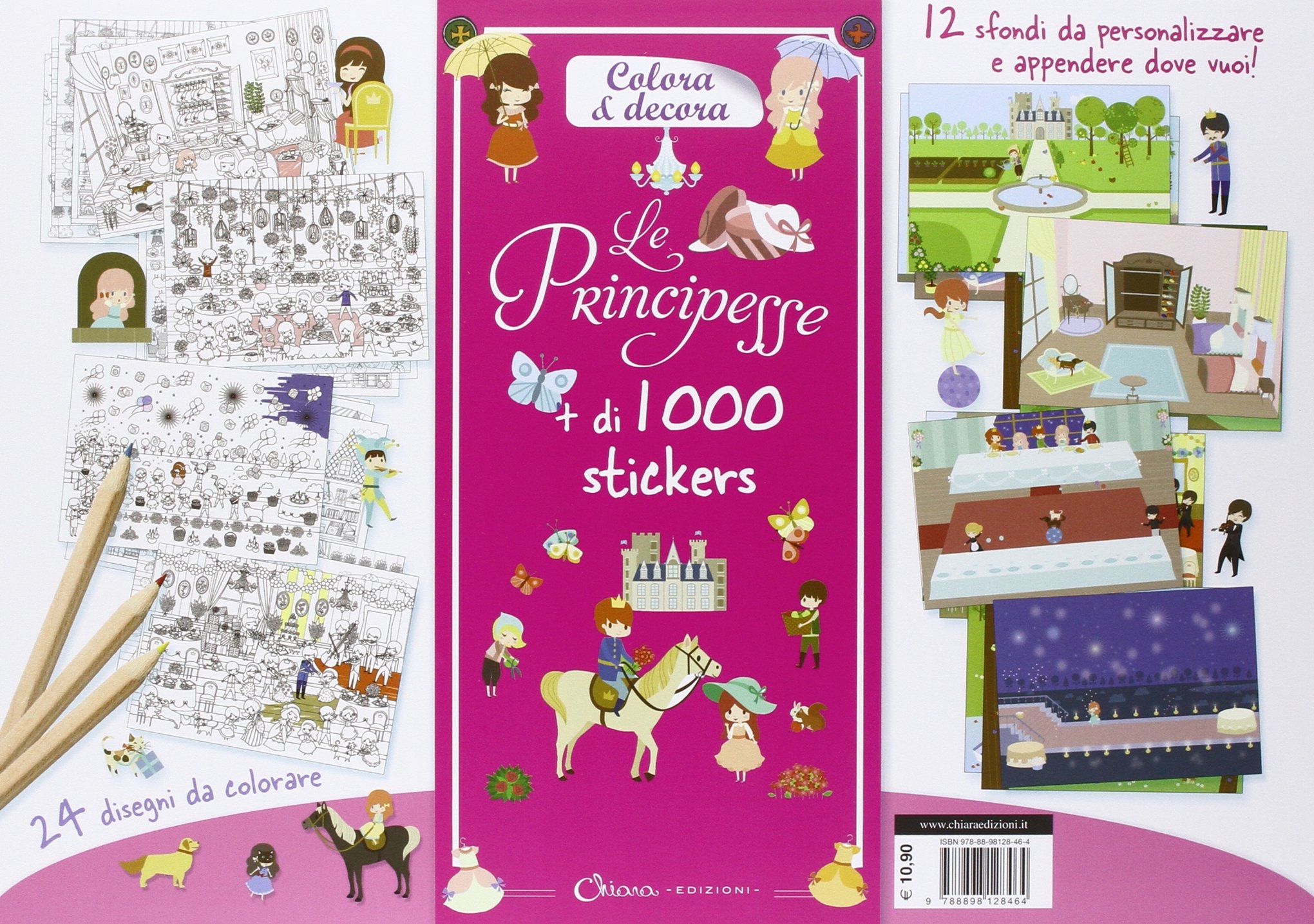 Le principesse. Colora & decora. Ediz. illustrata Le principesse. Colora & decora. Ediz. illustrata