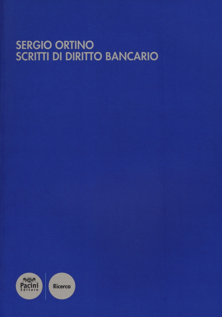 Scritti di diritto bancario Scritti di diritto bancario