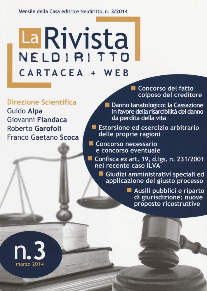 La rivista di Neldiritto (2014). Vol. 3 La rivista di Neldiritto (2014). Vol. 3