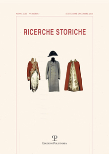 Ricerche storiche (2013). Vol. 3 Ricerche storiche (2013). Vol. 3