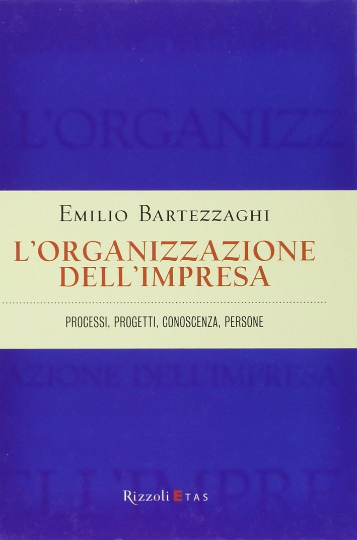 L'organizzazione dell'impresa. Processi, progetti, conoscenza, persone