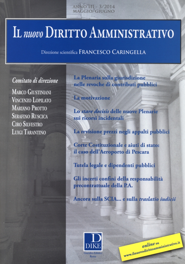Il nuovo diritto amministrativo (2014). Vol. 3 Il nuovo diritto amministrativo (2014). Vol. 3