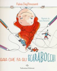 Gaia che fa gli scarabocchi