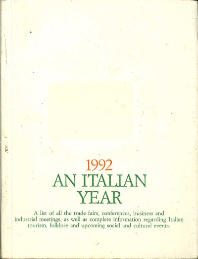 1992. An Italian Year 1992. An Italian Year