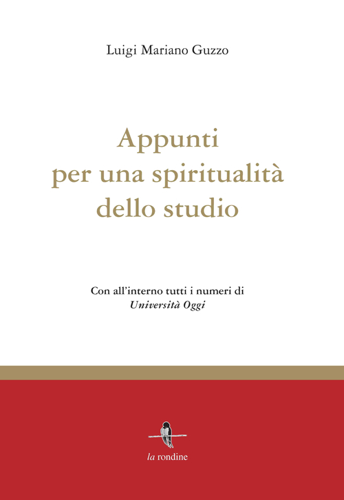 Appunti per una spiritualità dello studio Appunti per una spiritualità dello studio