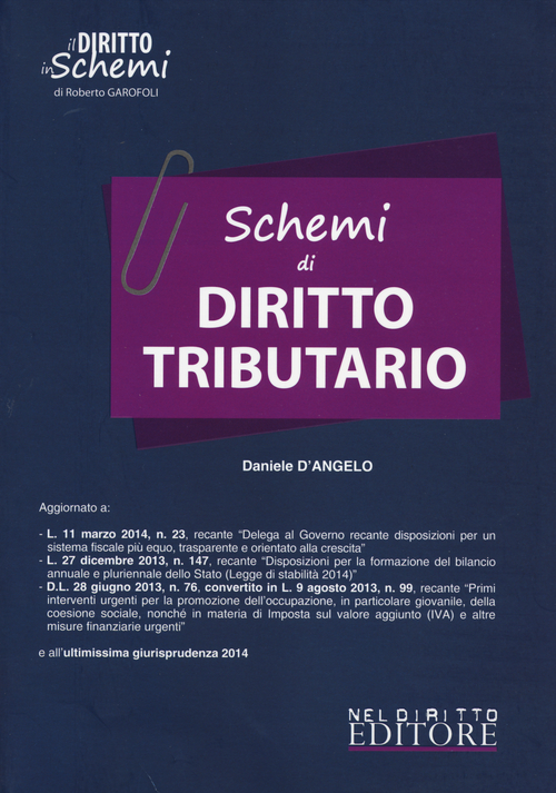 Schemi di diritto tributario Schemi di diritto tributario