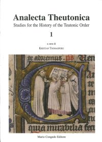 Analecta theutonica. Studies for the history of the teutonic order. Vol. 1