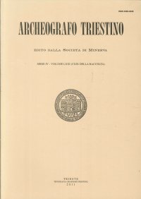 Archeografo Triestino. Edito dalla Società Minerva. Serie IV-Volume LXXI (CXIX della raccolta)