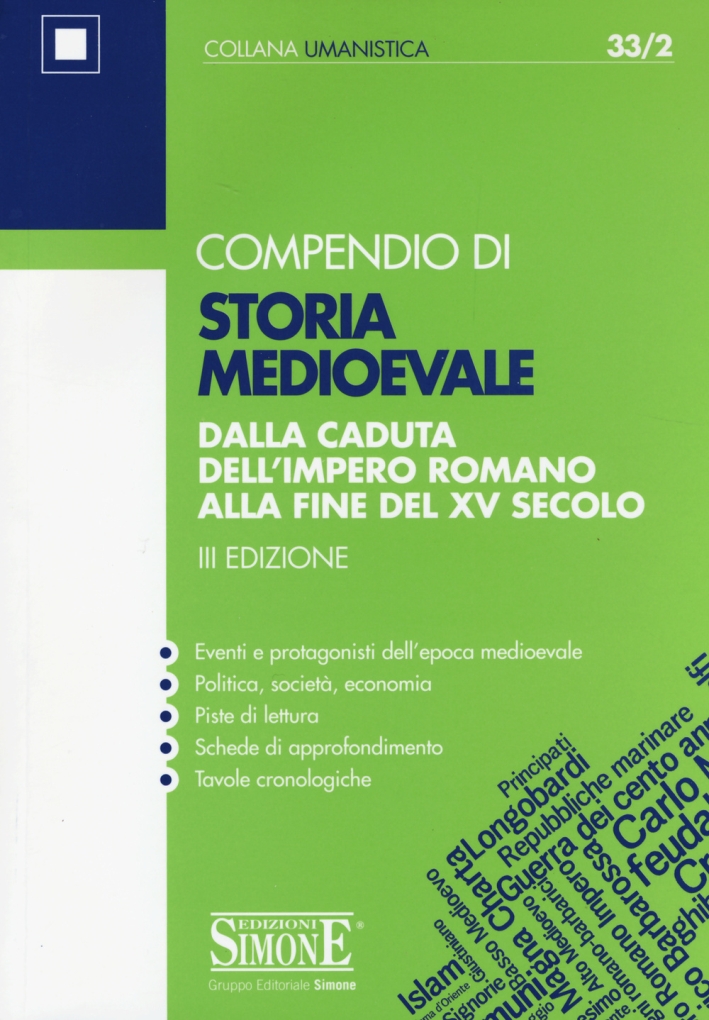 Compendio di storia medioevale Compendio di storia medioevale