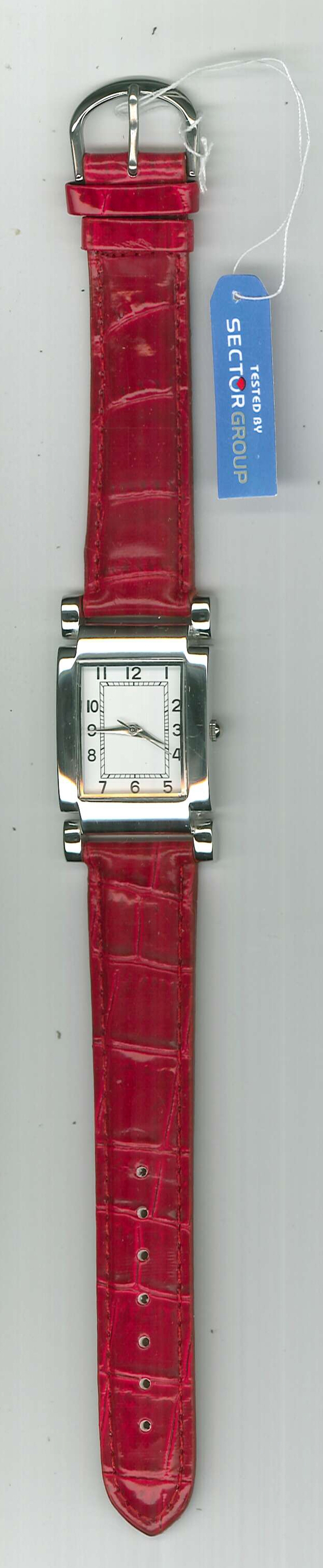 Orologio con Cinturino Rosso. Tested by secror group Orologio con Cinturino Rosso. Tested by secror group