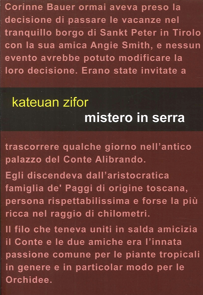 Mistero in Serra Mistero in Serra