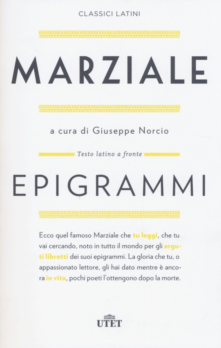 Epigrammi. Testo latino a fronte. Con e-book Epigrammi. Testo latino a fronte. Con e-book