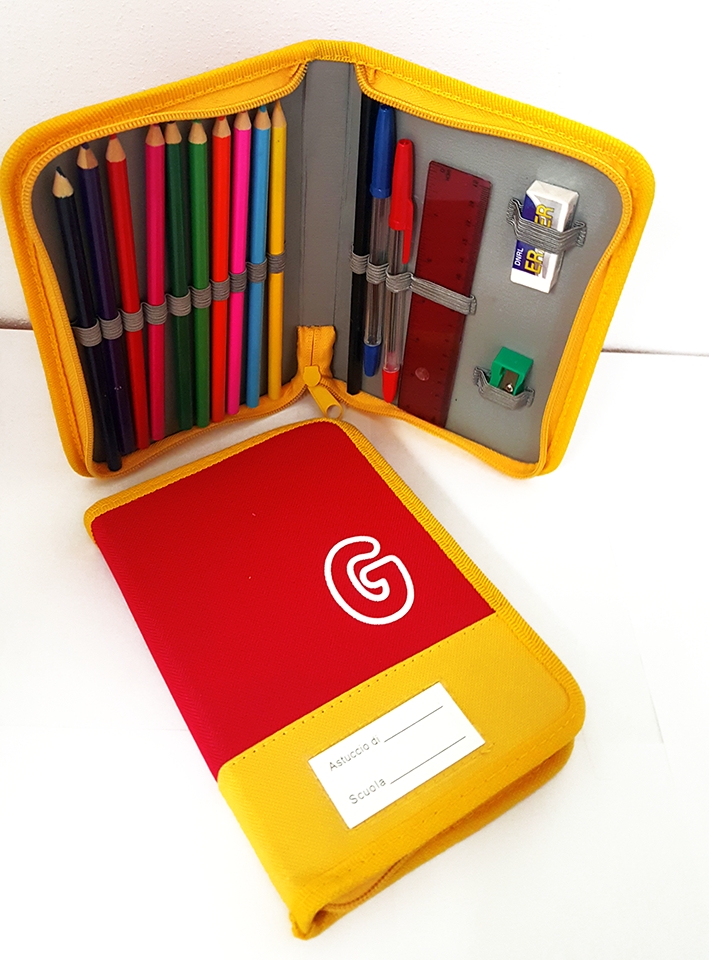 Astuccio 1 Zip per scuola elementare Astuccio 1 Zip per scuola elementare