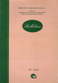 Bollettino dell'opera del vocabolario italiano. Vol. 10