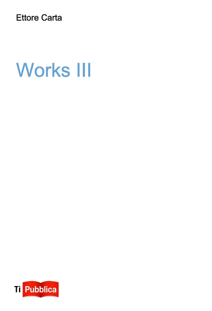 Works. Vol. 3 Works. Vol. 3
