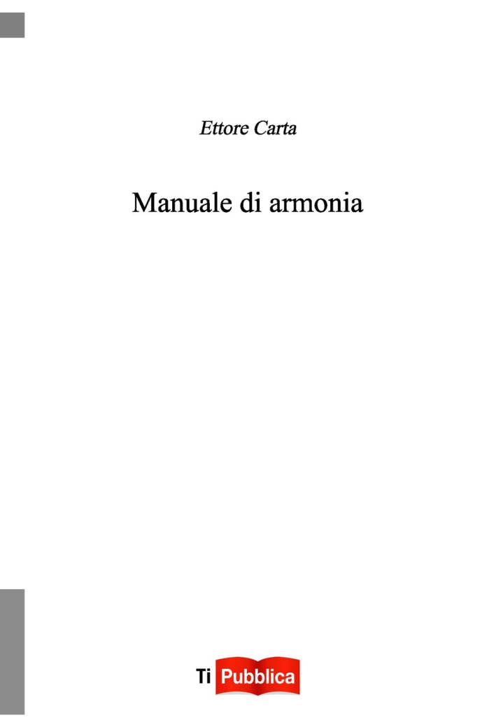 Manuale di armonia Manuale di armonia