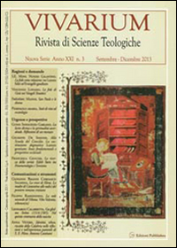 Vivarium. Rivista di scienze teologiche (2013). Vol. 3 Vivarium. Rivista di scienze teologiche (2013). Vol. 3