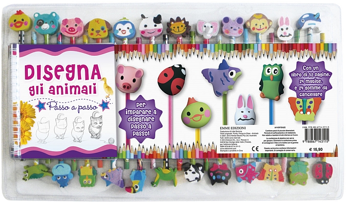 Disegna gli animali. Passo a passo. Con gadget Disegna gli animali. Passo a passo. Con gadget