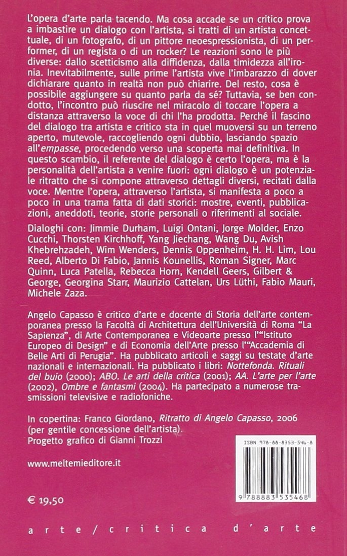 Opere d'arte a parole. Dialoghi sull'arte contemporanea Opere d'arte a parole. Dialoghi sull'arte contemporanea